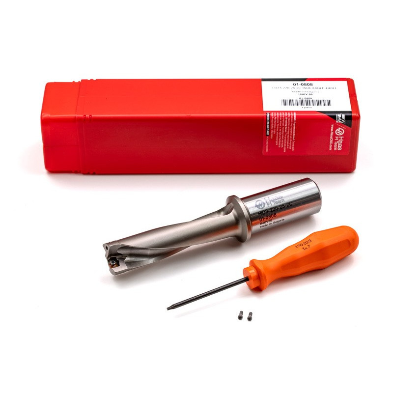 HID3, корпус свердла зі змінною головкою Ø 22 мм, хвостовик 25 мм, 3XD, розмір пластини C, TSC