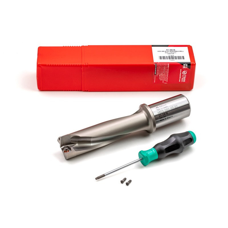 HID3, корпус свердла зі змінною різьбою Ø 38 мм, хвостовик 40 мм, 3XD, розмір пластини F, TSC