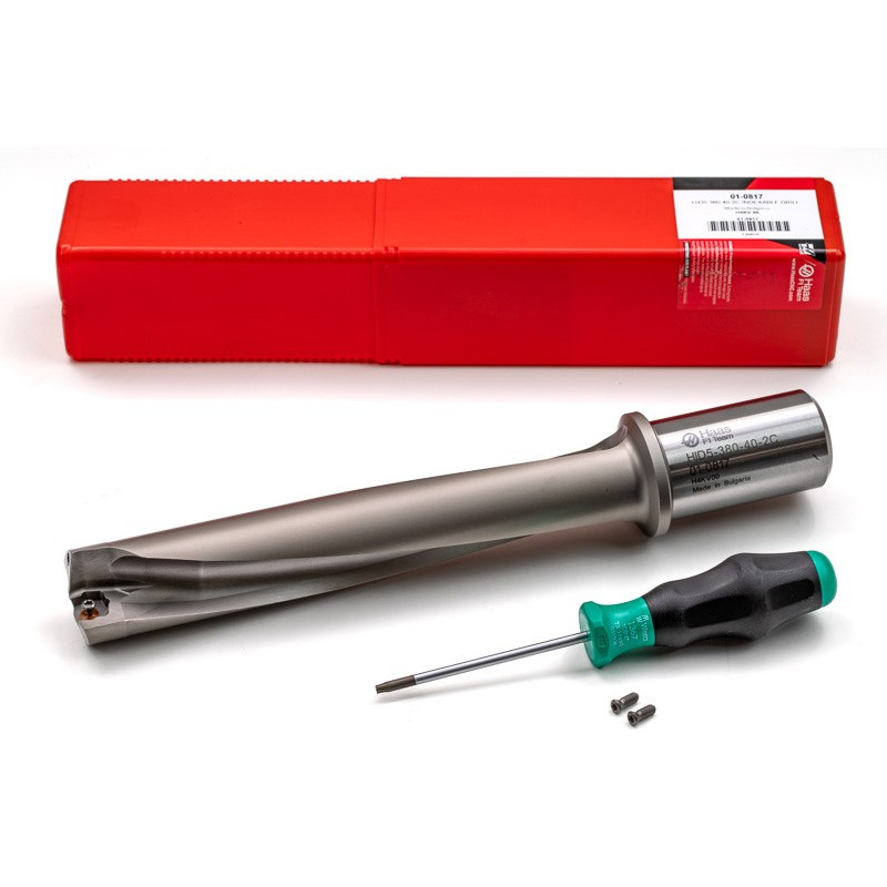 HID5, корпус свердла зі змінною різьбою Ø 38 мм, хвостовик 40 мм, 5XD, розмір пластини F, TSC