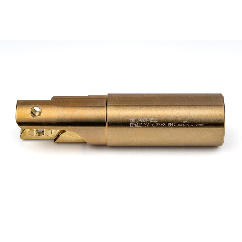 HPAL2, 32mm Ø Indexable End Mill, 32mm Shank x 125mm Overall Length x 90° Lead Angle, 2 Flute, TSC