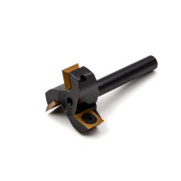 35mm Spoilboard Surfacing CNC Router Bit, 8mm Shank x 65mm Overall Length, 3 Flute