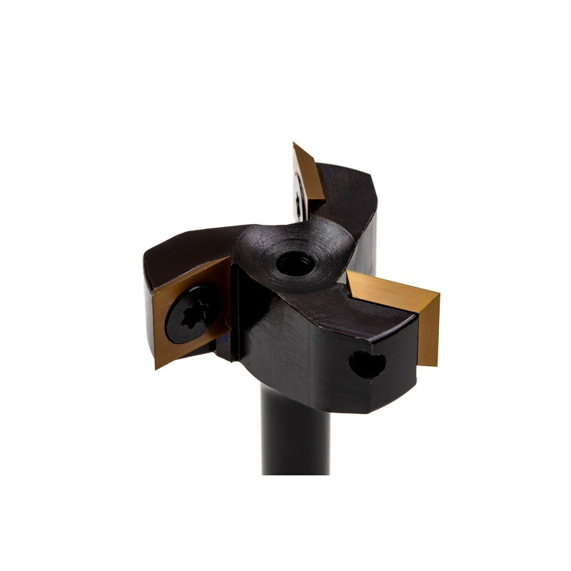 35mm Spoilboard Surfacing CNC Router Bit, 8mm Shank x 65mm Overall Length, 3 Flute