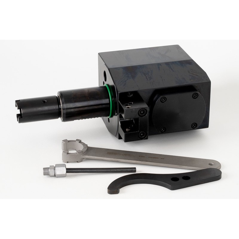 VDI40, 90° Radial Live/Driven Turning Holder, Haas Toolholding by EXSYS/Eppinger