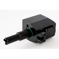 Радиальный удлиненный приводной токарный держатель