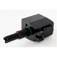 VDI40, 90° Radial Extended Live/Driven Turning Holder, Haas Toolholding by EXSYS/Eppinger