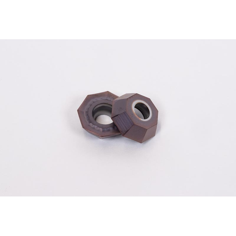 HOP, Carbide Shell Mill Insert, Octagon Positive, Grade HMP20 - Pack of 10