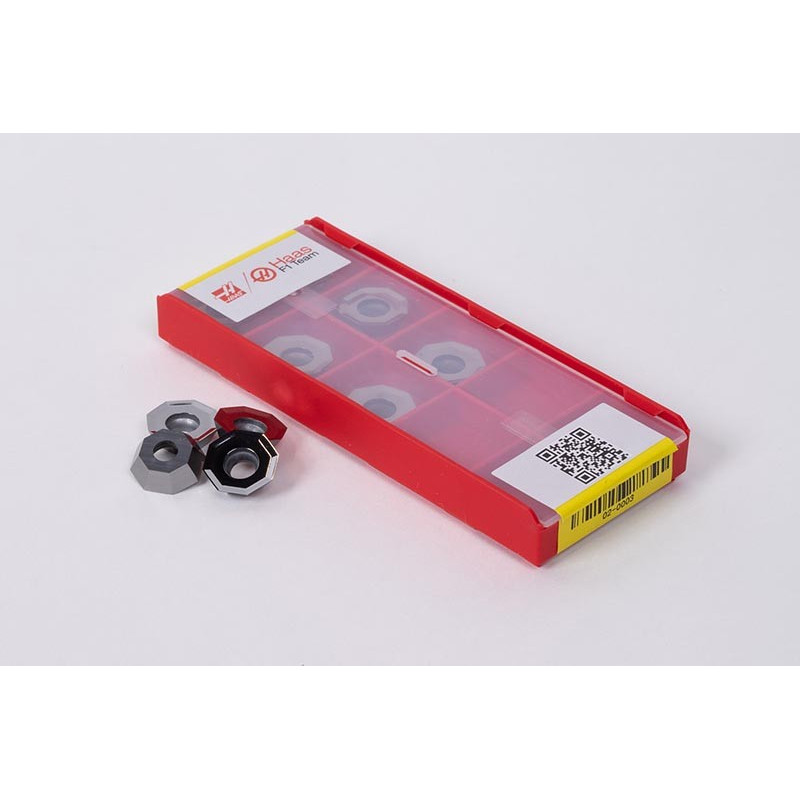 HOP, Carbide Shell Mill Insert, Octagon Positive, Grade HN25 - Pack of 10