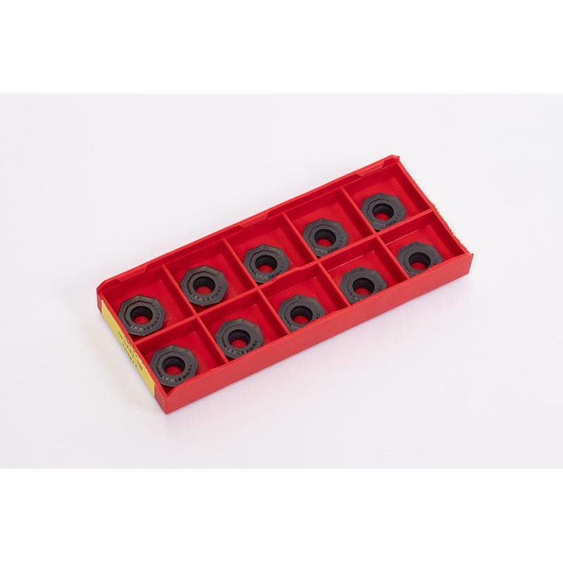 HOP, Carbide Shell Mill Insert, Octagon Positive, Grade HMP35 - Pack of 10