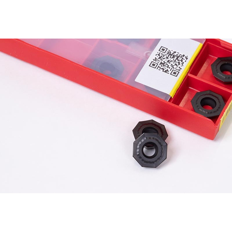 HOP, Carbide Shell Mill Insert, Octagon Positive, Grade HK25 - Pack of 10