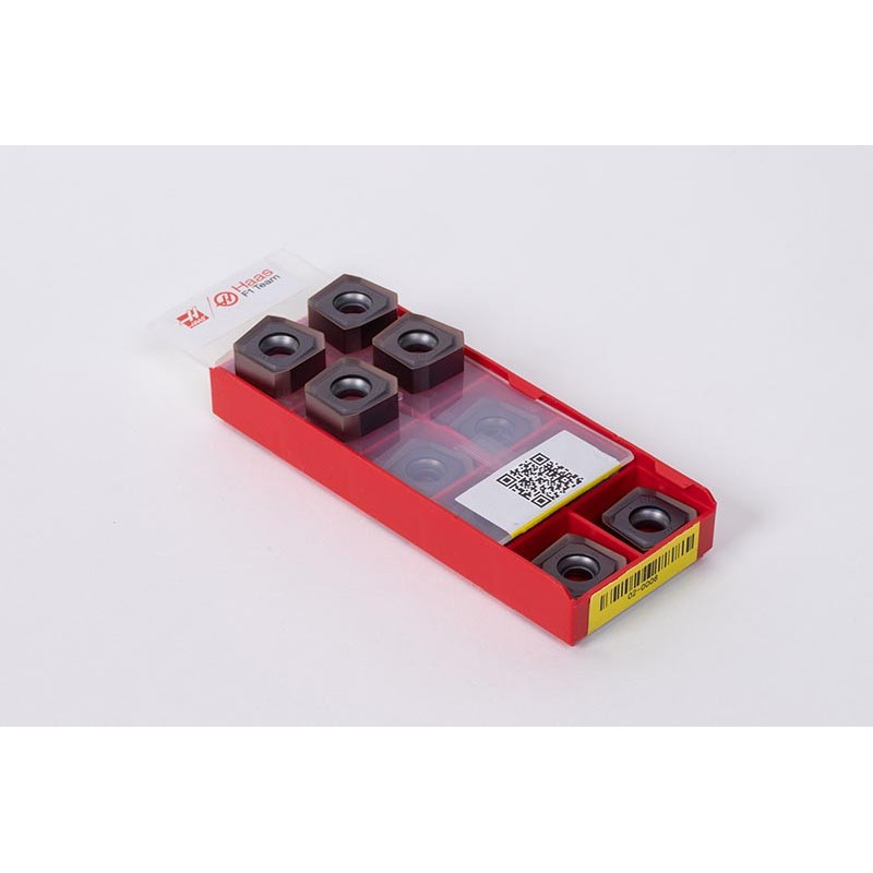 HSNP, Carbide Shell Mill Insert, Square Negative Positive, Grade HMP20 - Pack of 10