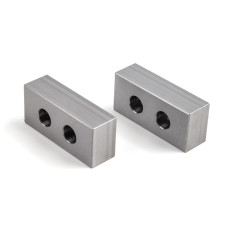 Low Profile Spring Clamp Spacer, Hole Edge, Large 49.5x15mm, Square Block - Pack of 2