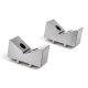 Low Profile Spring Clamp Spacer, Hole Edge, Large 49.5x25mm, V-Block - Pack of 2