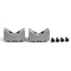 Low Profile Spring Clamp Spacer, Hole Edge, Large 49.5x25mm, V-Block - Pack of 2