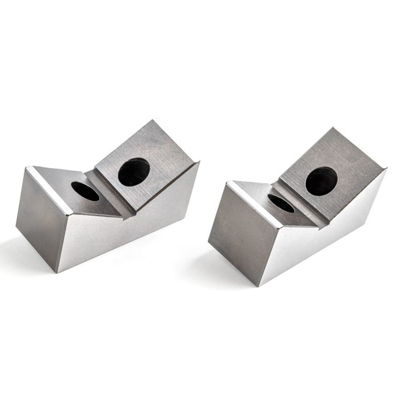 Low Profile Spring Clamp Spacer, Hole Edge, Large 49.5x25mm, V-Block - Pack of 2