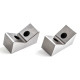 Low Profile Spring Clamp Spacer, Hole Edge, Large 49.5x25mm, V-Block - Pack of 2