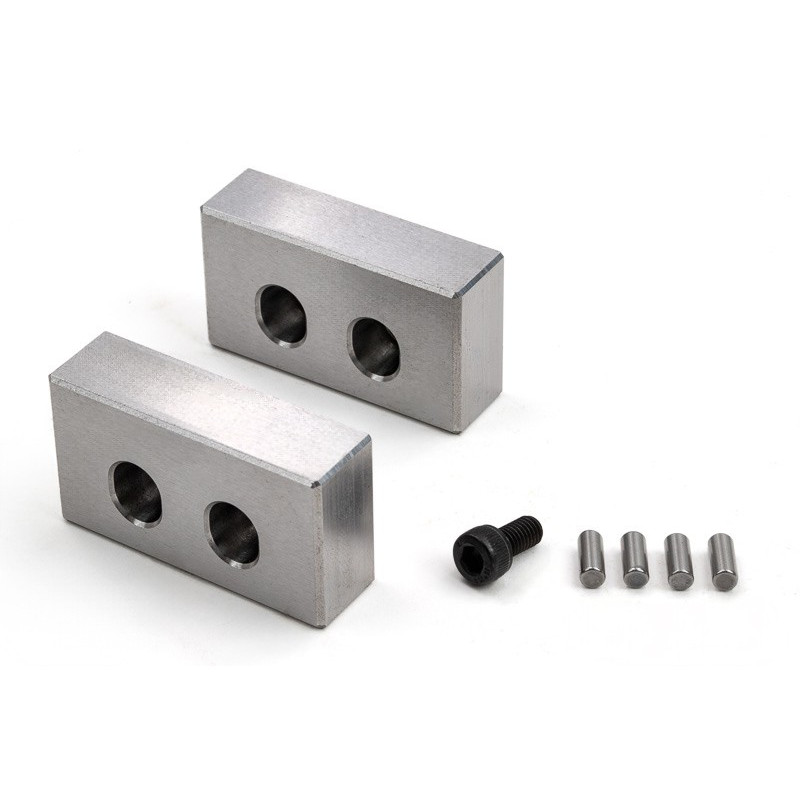 Low Profile Spring Clamp Rail Soft Jaws - Pack of 2