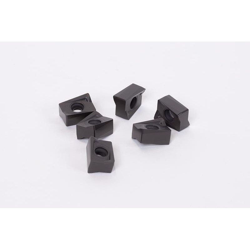 HRNP, Carbide Shell Mill Insert, Rectangle Negative Positive, Grade HP30 - Pack of 10