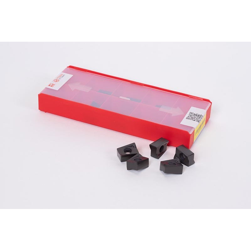 HRNP, Carbide Shell Mill Insert, Rectangle Negative Positive, Grade HP30 - Pack of 10