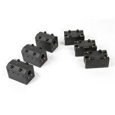 6-Piece, BMT65, Metric Sub-Spindle Static Turning Holder Kit