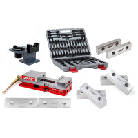 Mill Workholding Kit, 200mm Manual Vise, SK50/DIN