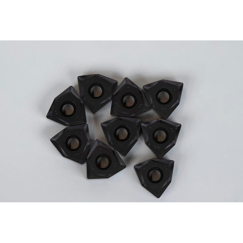 HS6NP, Carbide Shell Mill Insert, Trigon Negative Positive, Grade HK25 - Pack of 10