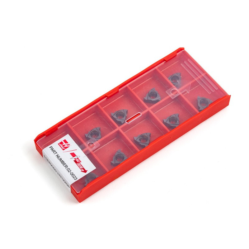 Твердосплавна різьбонарізна пластина ER11-A60, клас сплаву HTU20P - упаковка з 10 штук