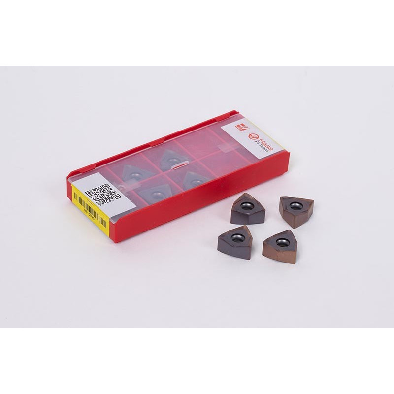 HS6NP, Carbide Shell Mill Insert, Trigon Negative Positive, Grade HMP20 - Pack of 10