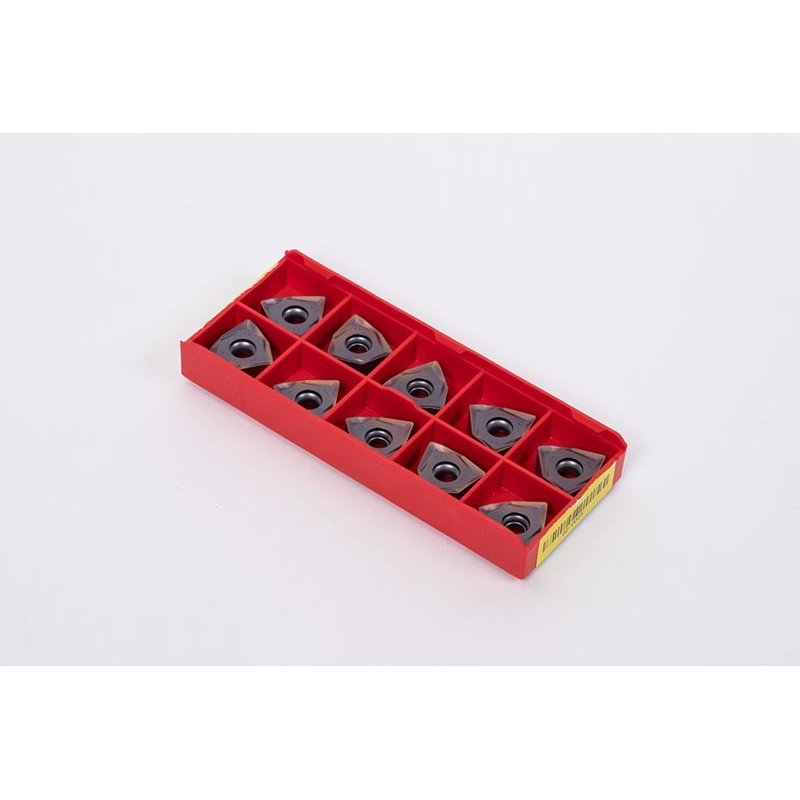 HS6NP, Carbide Shell Mill Insert, Trigon Negative Positive, Grade HMP20 - Pack of 10