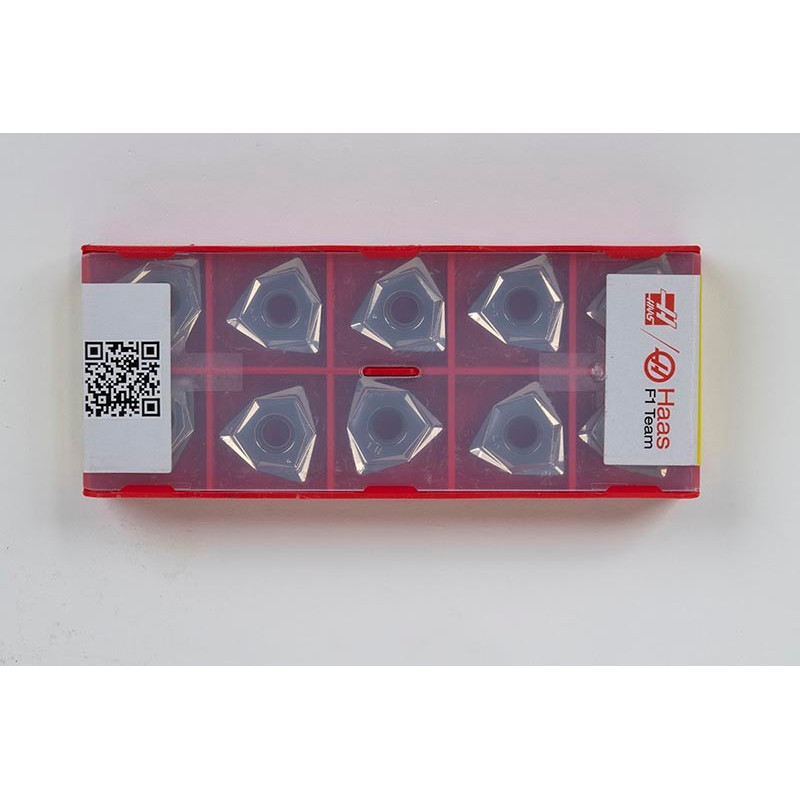 HS6NP, Carbide Shell Mill Insert, Trigon Negative Positive, Grade HN25 - Pack of 10