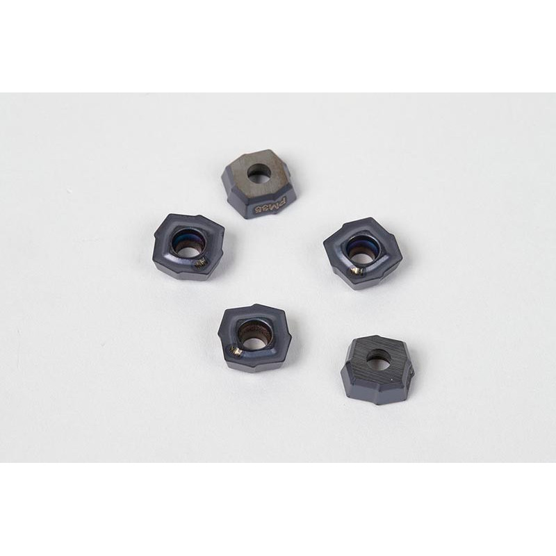HID, Center Carbide Indexable Drill Insert, HM Chip Groove, Size C, Grade PM35 - Pack of 5