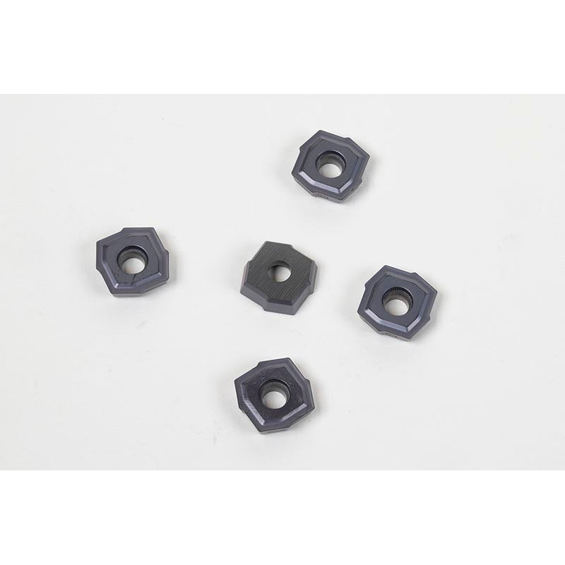 HID, Center Carbide Indexable Drill Insert, HM Chip Groove, Size F, Grade PM35 - Pack of 5