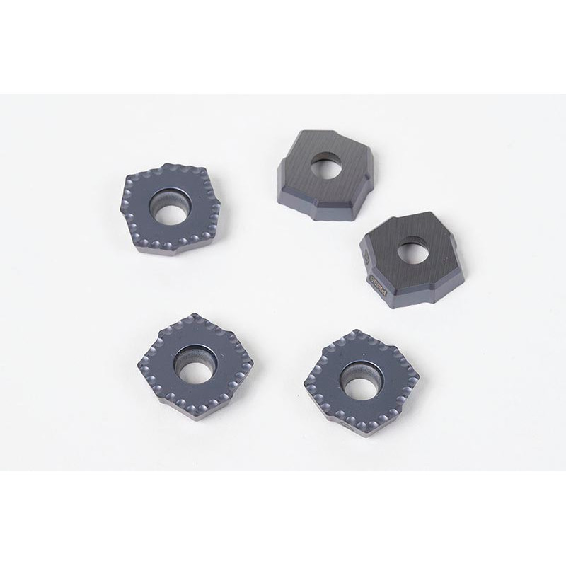 HID, Center Carbide Indexable Drill Insert, HL Chip Groove, Size F, Grade PM35 - Pack of 5