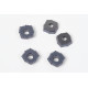 HID, Center Carbide Indexable Drill Insert, HL Chip Groove, Size F, Grade PM35 - Pack of 5