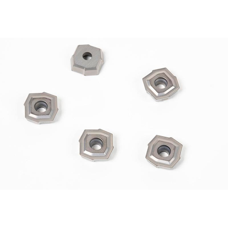 HID, Center Carbide Indexable Drill Insert, HA Chip Groove, Size E, Grade HN25 - Pack of 5
