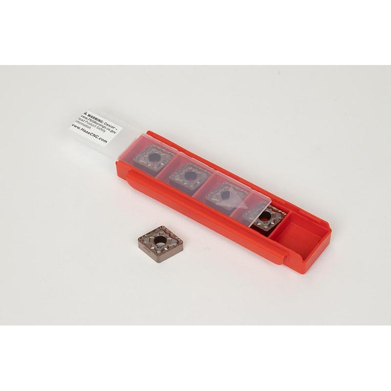 CNMG433-HMR / CNMG120412-HMR, Carbide Turning Insert, 80° Rhombic, Grade HTP25 - Pack of 5