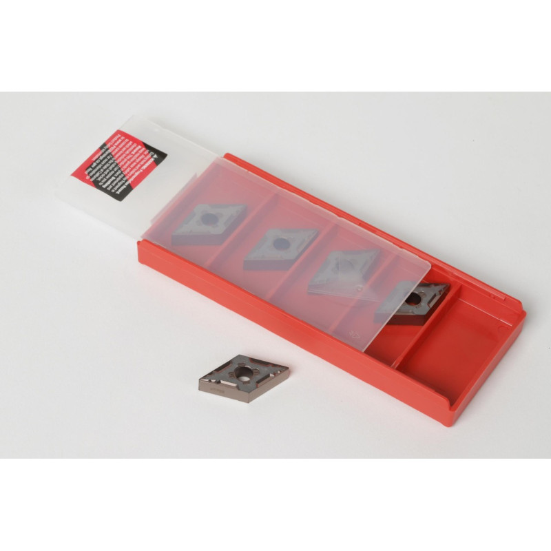 DNMG431-HFF / DNMG150404-HFF, Carbide Turning Insert, 55° Rhombic, Grade HTP25 - Pack of 5