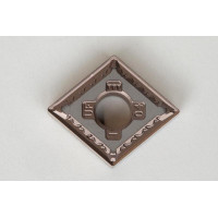 CNMG431-HUF / CNMG120404-HUF, Твердосплавна токарна пластина, ромбічна 80°, сплав HTM15 - упаковка з 5 штук