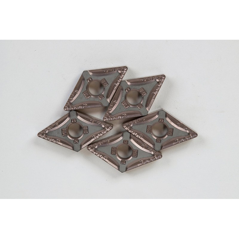 DNMG432-HMR / DNMG150408-HMR, Carbide Turning Insert, 55° Rhombic, Grade HTM15 - Pack of 5