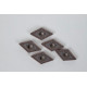 DNMG432-HUR / DNMG150408-HUR, Carbide Turning Insert, 55° Rhombic, Grade HTM15 - Pack of 5