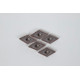 DNMG432-HUR / DNMG150408-HUR, Carbide Turning Insert, 55° Rhombic, Grade HTM25 - Pack of 5