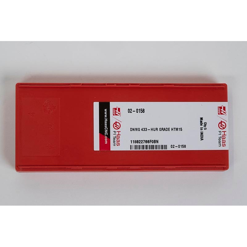 DNMG433-HUR / DNMG150412-HUR, Carbide Turning Insert, 55° Rhombic, Grade HTM15 - Pack of 5