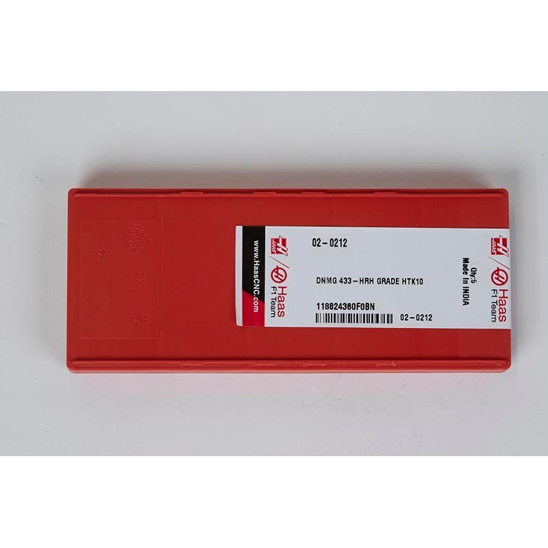 DNMG433-HRH / DNMG150412-HRH, Carbide Turning Insert, 55° Rhombic, Grade HTK10 - Pack of 5