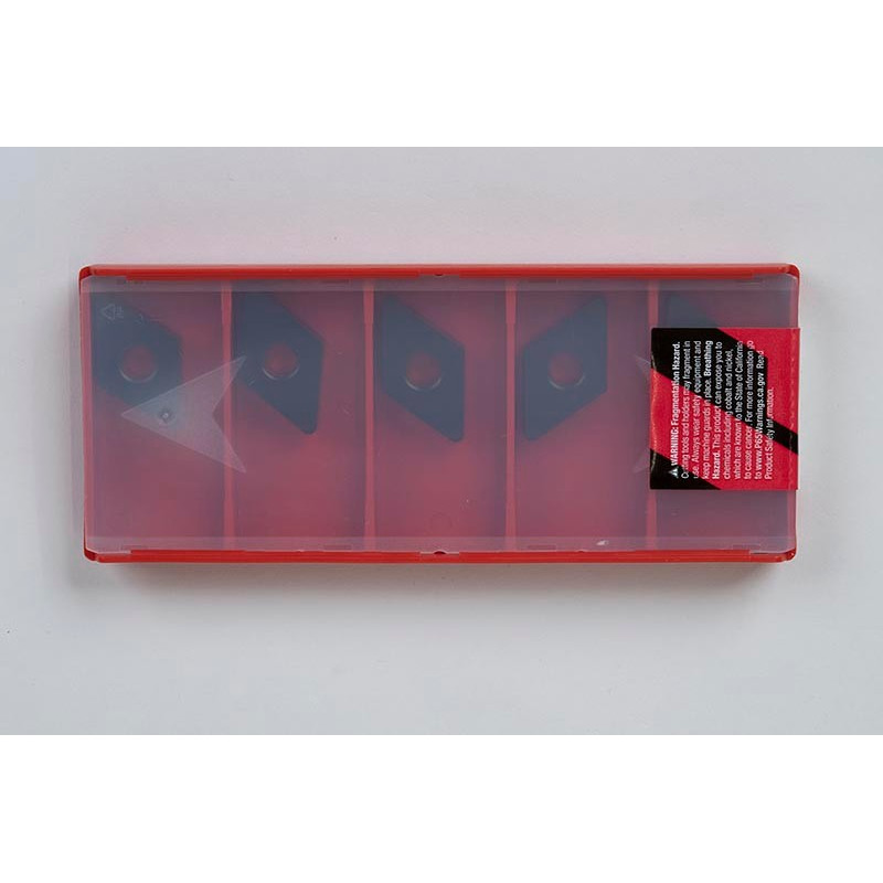 DNMA433-HMA / DNMA150412-HMA, Carbide Turning Insert, 55° Rhombic, Grade HTK10 - Pack of 5