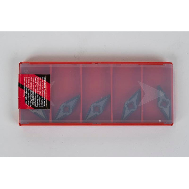 VNMG332-HML / VNMG160408-HML, Carbide Turning Insert, 35° Rhombic, Grade HTK10 - Pack of 5