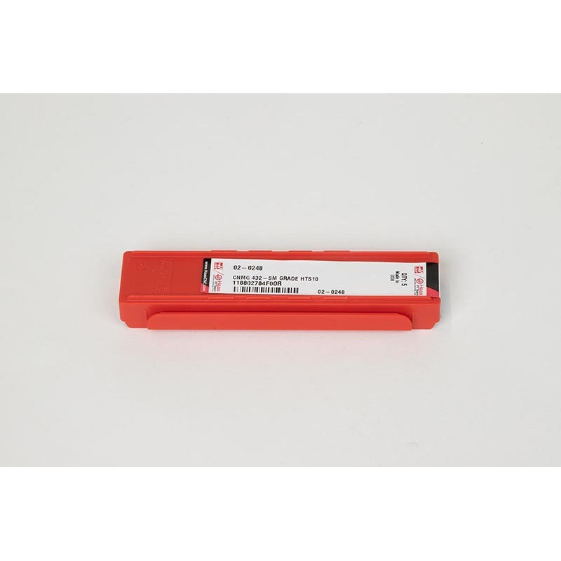 CNMG432-HMS / CNMG120408-HMS, Твердосплавна токарна пластина, ромбічна 80°, сплав HTS10 - упаковка з 5 штук