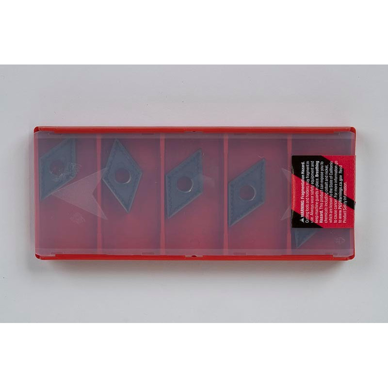 DNMG431-HMS / DNMG150404-HMS, Carbide Turning Insert, 55° Rhombic, Grade HTS25 - Pack of 5