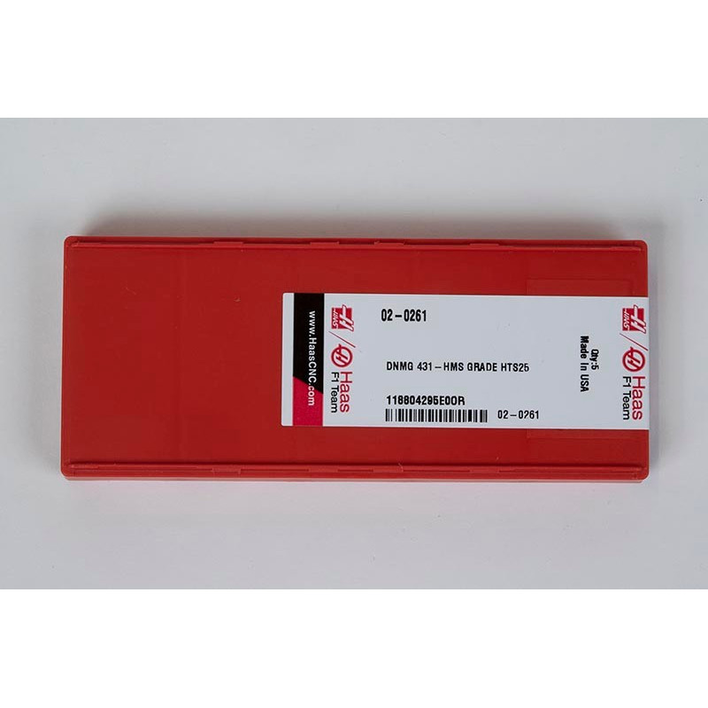 DNMG431-HMS / DNMG150404-HMS, Carbide Turning Insert, 55° Rhombic, Grade HTS25 - Pack of 5