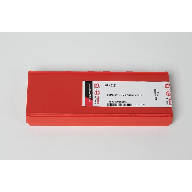 DNMG431-HMS / DNMG150404-HMS, Carbide Turning Insert, 55° Rhombic, Grade HTS10 - Pack of 5