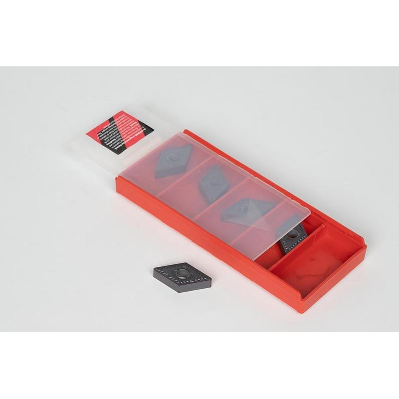 DNMG432-HMS / DNMG150408-HMS, Carbide Turning Insert, 55° Rhombic, Grade HTS10 - Pack of 5