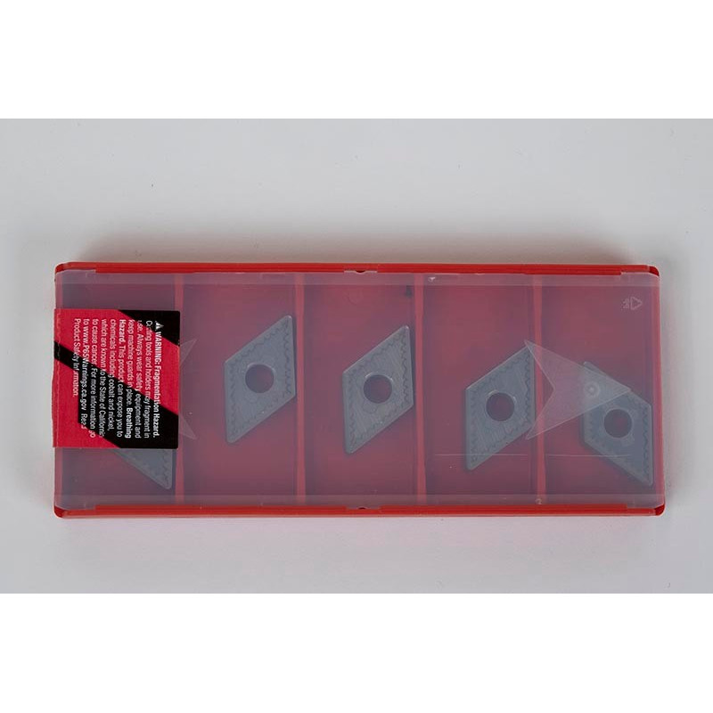 DNMG432-HMS / DNMG150408-HMS, Carbide Turning Insert, 55° Rhombic, Grade HTSU10 - Pack of 5